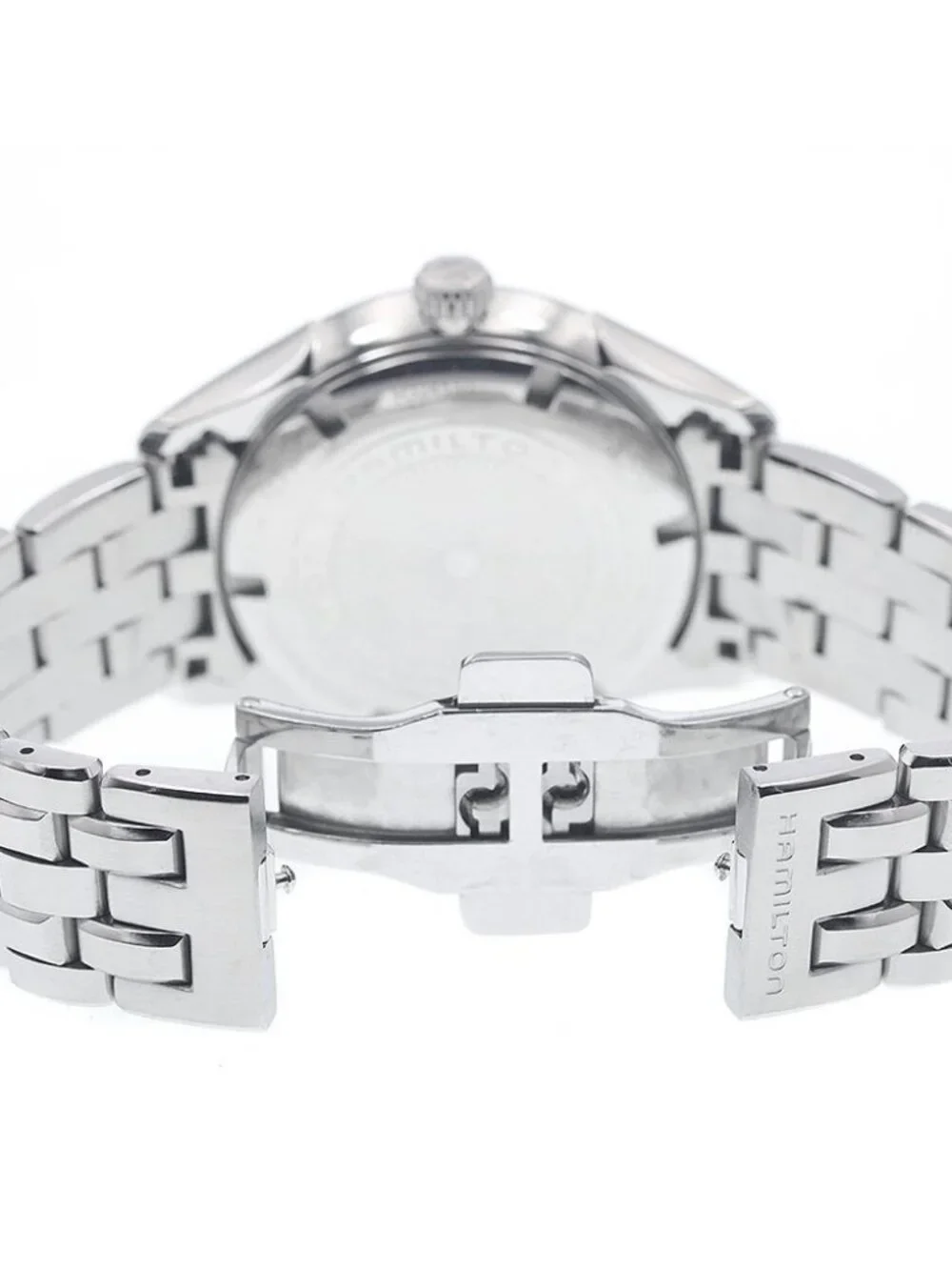 HAMILTON Jazz master H324510 Date Navy Dial Quartz Men's Watch_965047